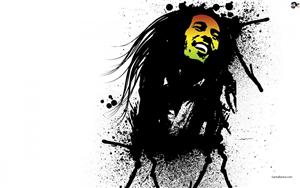 Bob Marley, international musical icon, who blended reggae, rocksteady in his compositions